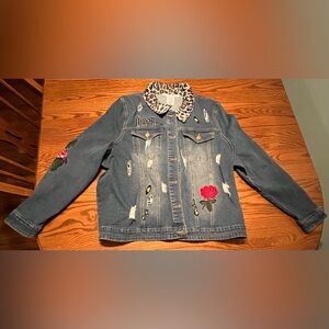 Queen Blue Jean Jacket by K. Jordan